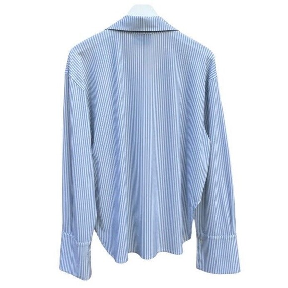 ONA by Yoon Chung Oversized Shirt Small Stripe Sustainable Italian Fabric Beachy - Picture 3 of 14
